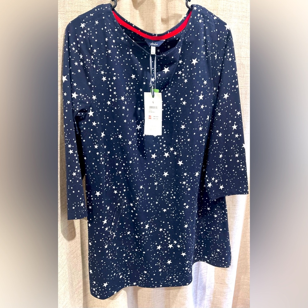 Joules women’s sweatshirt-like dress with pockets